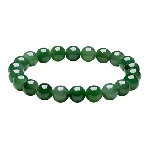 ZHOU LIU FU Hetian Jade Bracelets Women's Green Jade