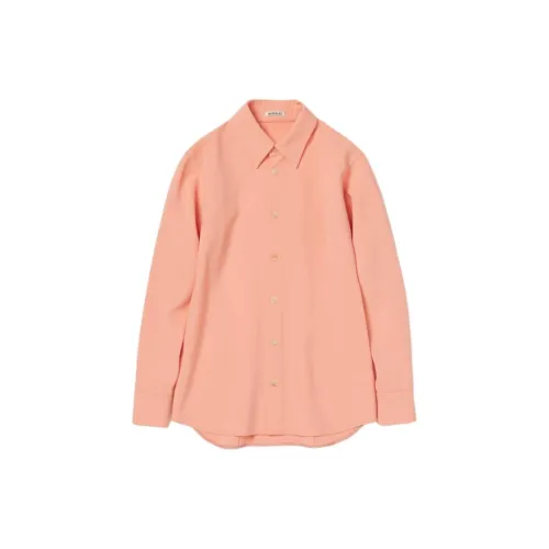 Auralee Shirts Women's Salmon Pink