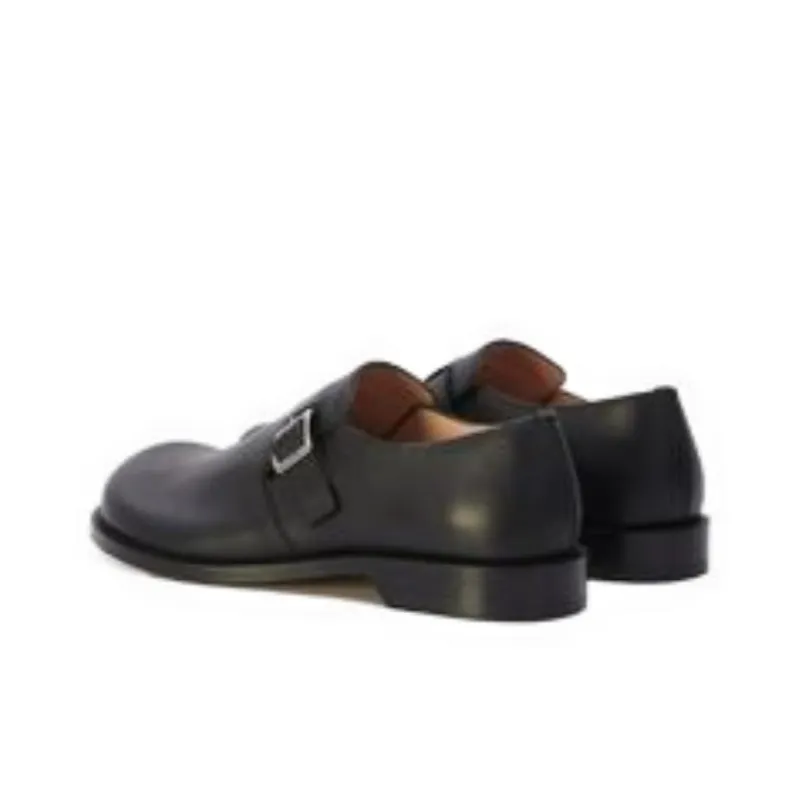 LOEWE Campo Leather Monk Shoes-3