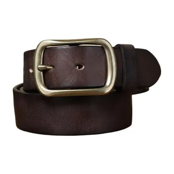 JEANSWEST Cow Leather Belts Men's 3.8cm