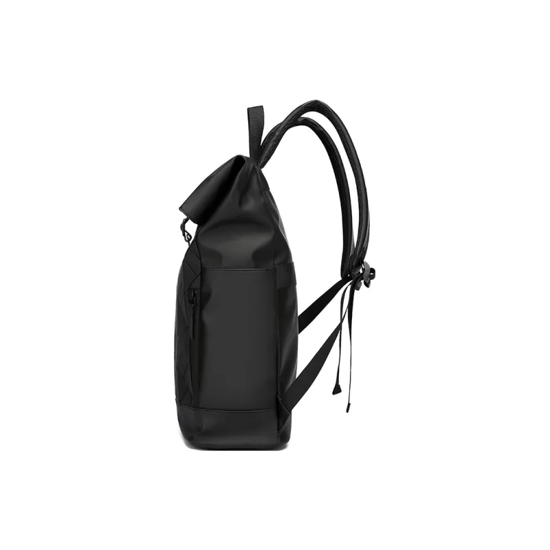 BAODIDAISHU Nylon Fabric Backpack Men's Black-10