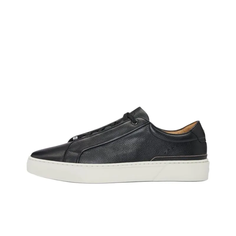 HUGO BOSS Gary Low Top Skateboard Shoes Men's Black-0