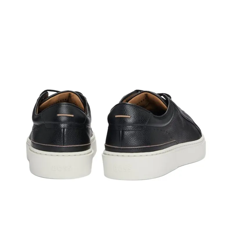 HUGO BOSS Gary Low Top Skateboard Shoes Men's Black-3
