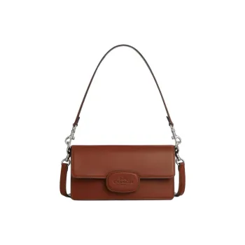 COACH Eliza Calfskin Handbag, Shoulder Bag, Crossbody Bag Medium Size Women's Rosewood