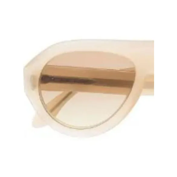 ISABEL MARANT Acetate Irregular Shape Sunglasses Women's Brown-2