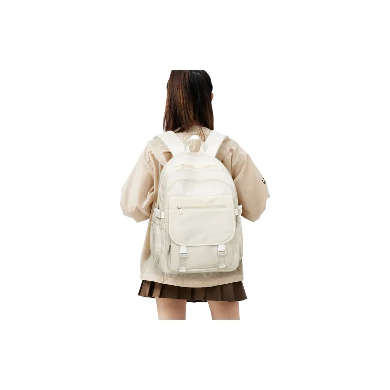 Werocker Fabric Backpack Regular Unisex Black/Ecru/Blue/Ecru & Khaki-10
