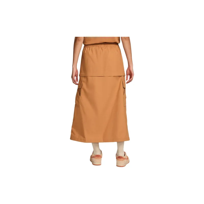 Nike Casual Long Skirt Women's Neon-1