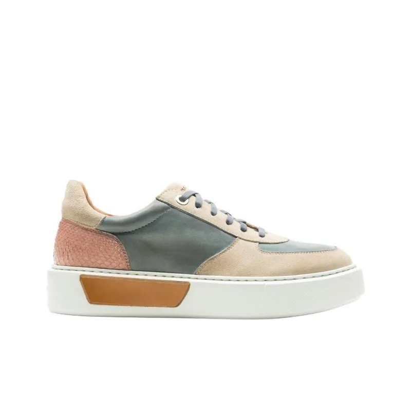 Magnanni Kaede Ii Low-Top Skateboard Shoes Women's Gray Blue-1