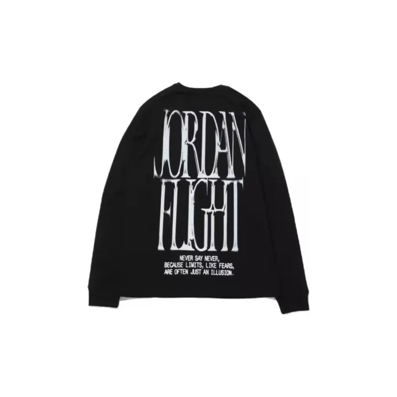 JORDAN Long-sleeve 'BLACK' T-shirt-1