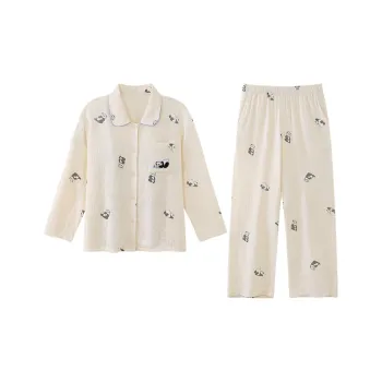 JINGYUN Deep Pajama 70 Pajama Set Fall Women's White