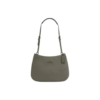 COACH Penelope Smooth Leather Handbag Shoulder Bag Women's Army Green