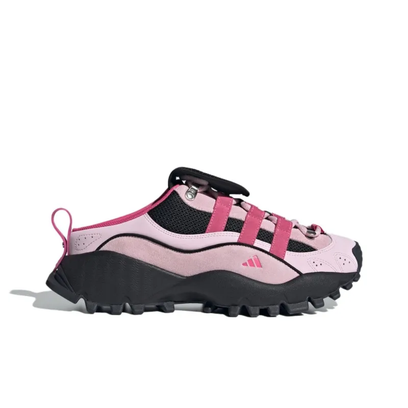 Adidas SEEULATER MULE Abrasion Resistant Slip Resistant Closed Toe Slippers Women's Pink-1