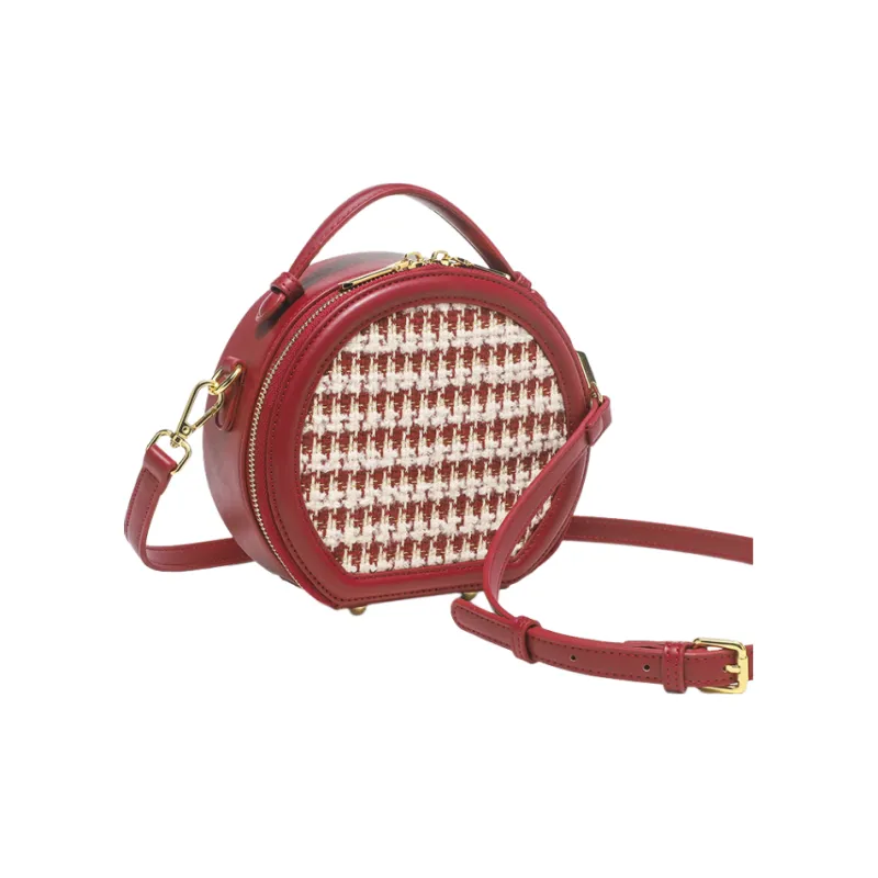 NATTY PU Handbag Regular Women's Red-12