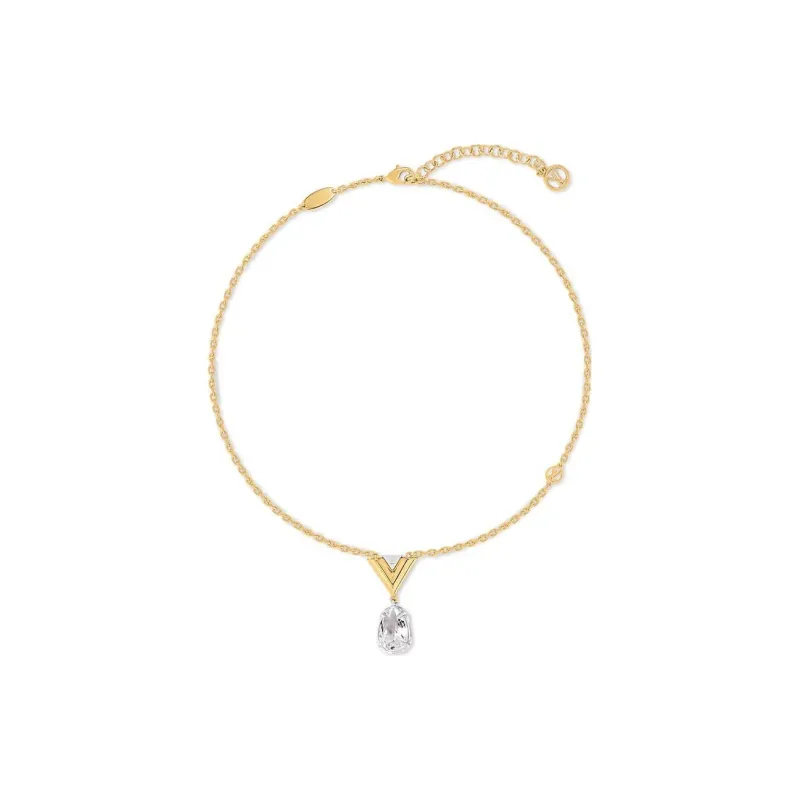 LOUIS VUITTON V For Vuitton Necklace-0