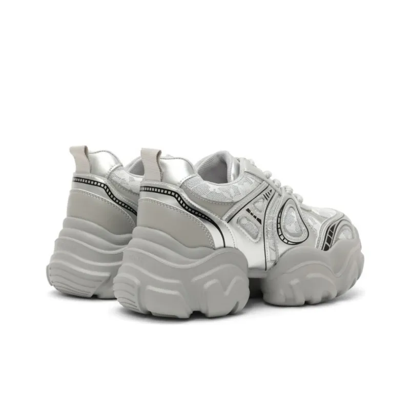 DAPHNE Cushioning, Slip Resistant, And Abrasion Resistant Low Top Chunky Sneakers Women's-3