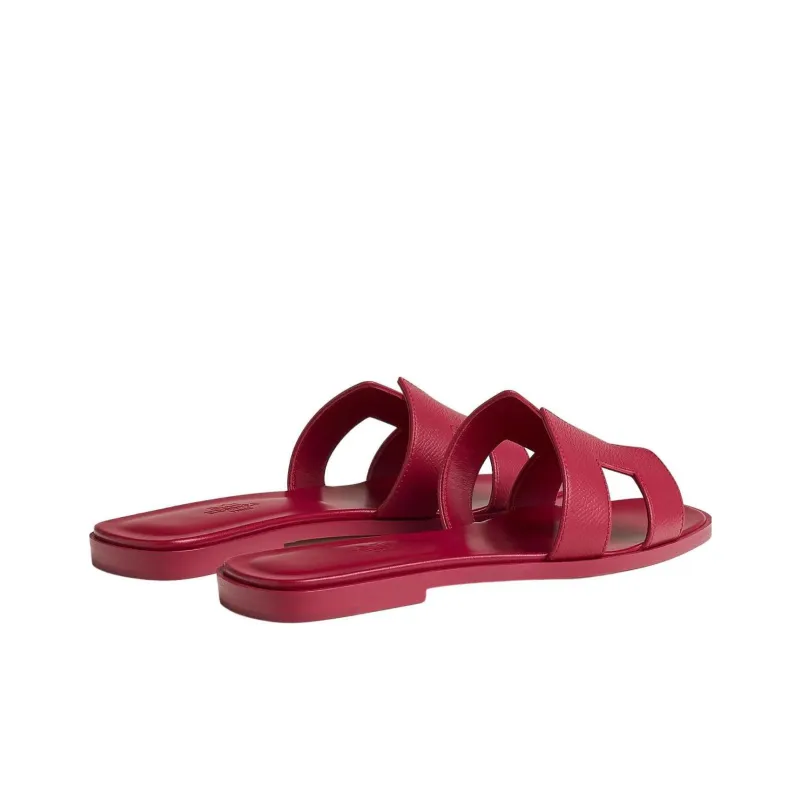 HERMES Oran Slide Slippers Women's Off-White Pink-4