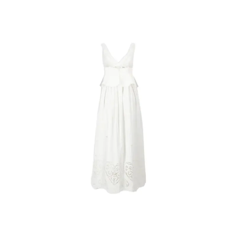 Stella McCartney Brodarie Anglaise Strapped Maxi Dress-1