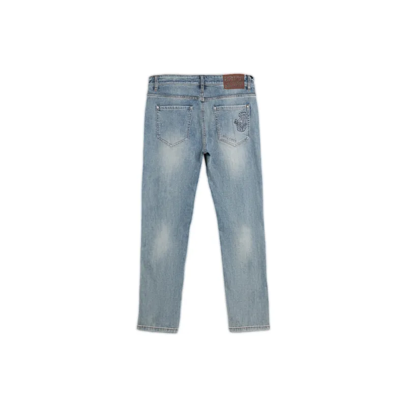 DAVID NAMAN SS24 Jeans Men's Light Blue-1