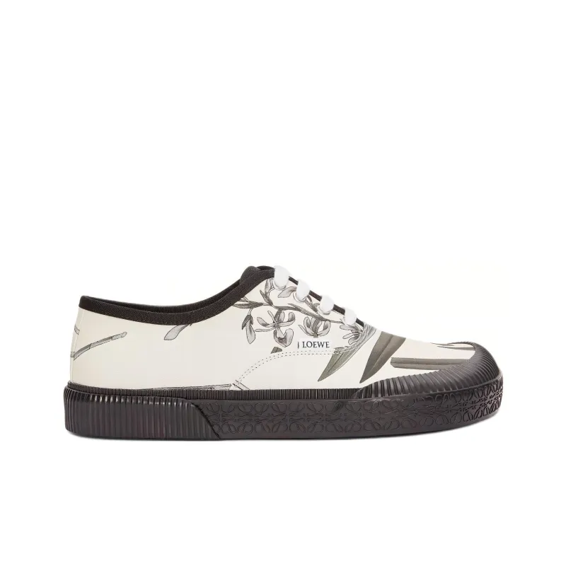 LOEWE Terra Vulca Low Top Canvas Shoes Men's Green-1