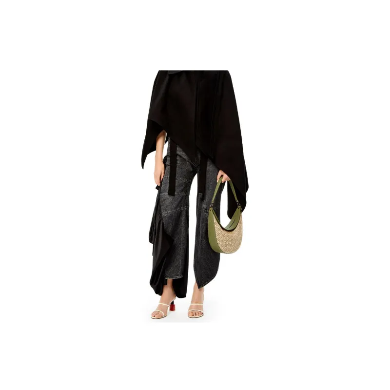 LOEWE Anagram Jacquard Fabric With Cow Leather Shoulder Bag, Crossbody Bag, Shoulder Bag Women's-5