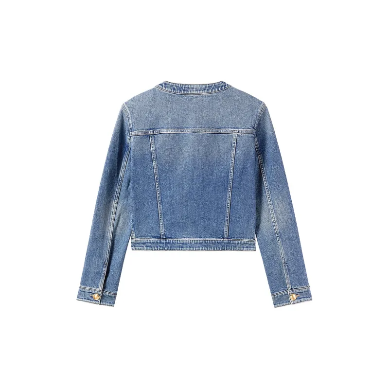 Miss Sixty Denim Jacket Women's Medium Blue-1
