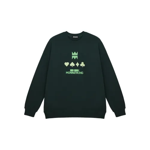 MK MONKEY KING Sweatshirts Unisex Turquoise