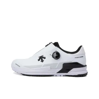 DESCENTE R90 Anti Slip Wear Resistant Low Top Golf Shoes Men's White