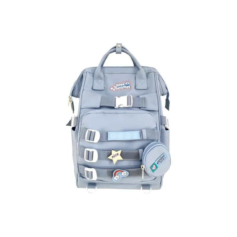 MINLUBAOLUO Composite Cloth Backpack Women's Multicolor-3