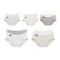 K Set-Bare Skin Baby Cotton-Gray+Blue+Green+Purple+White (5 Pack)
