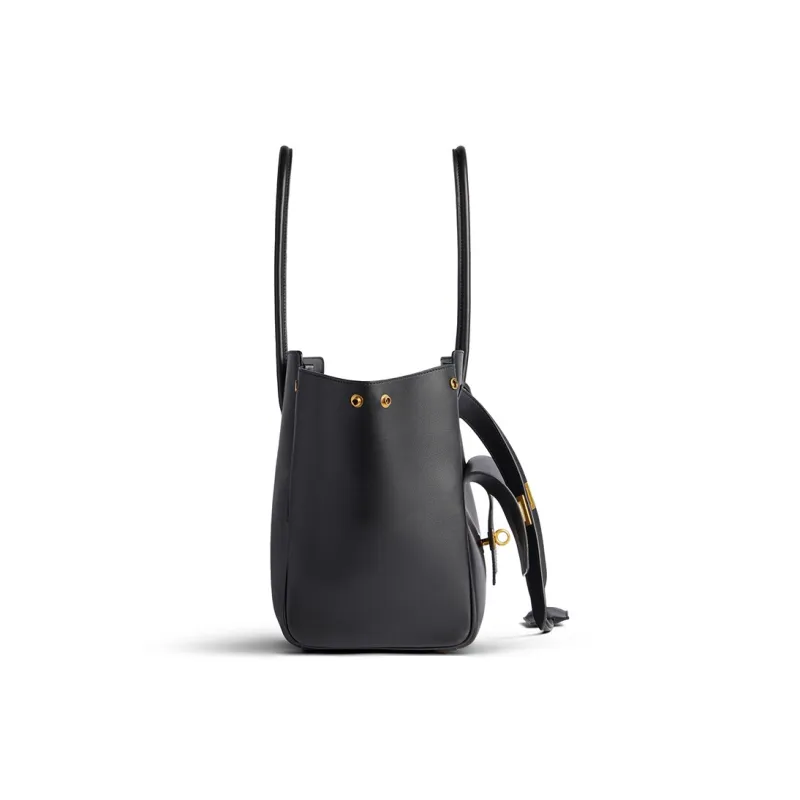 Balenciaga Bel Air Medium Carry All Bag Black-2