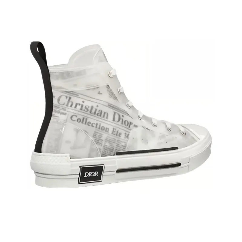 DIOR B23 High Top Daniel Arsham Newspaper-3
