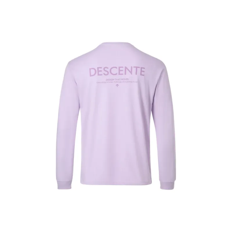 DESCENTE Sport Style Long Sleeved T Shirt Knitwear Men's-3