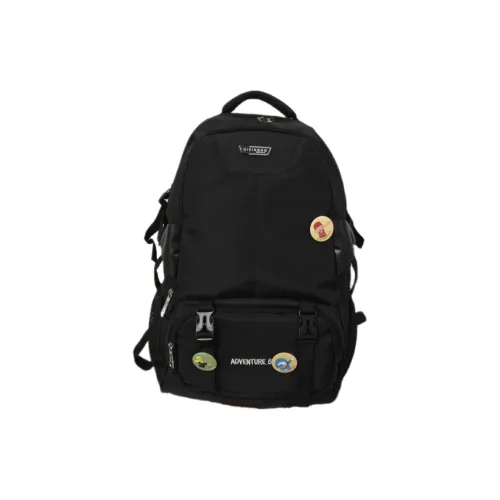Cwatcun Nylon Backpack Regular Unisex Black
