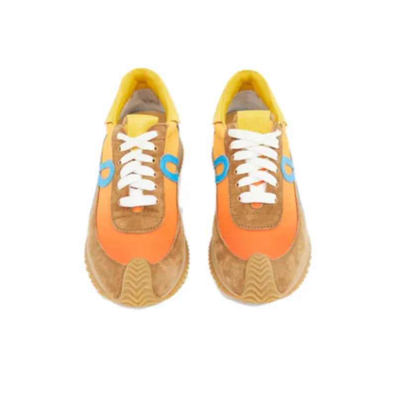 LOEWE Flow Runner Low Top Casual Shoes Women's Tan-4
