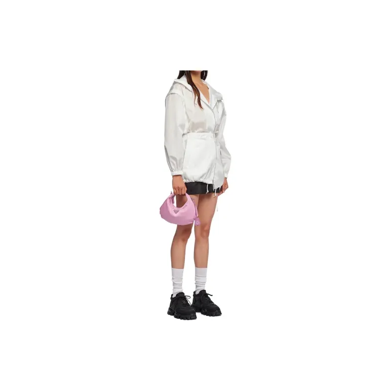 PRADA Re-Edition Nylon Handbag Shoulder Bags Women's Cherry Blossom Pink-3