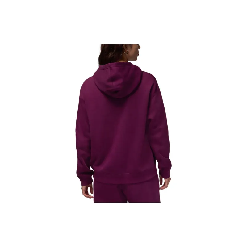 Jordan Brooklyn Fleece Sweatshirt Women's Bordeaux Red-1