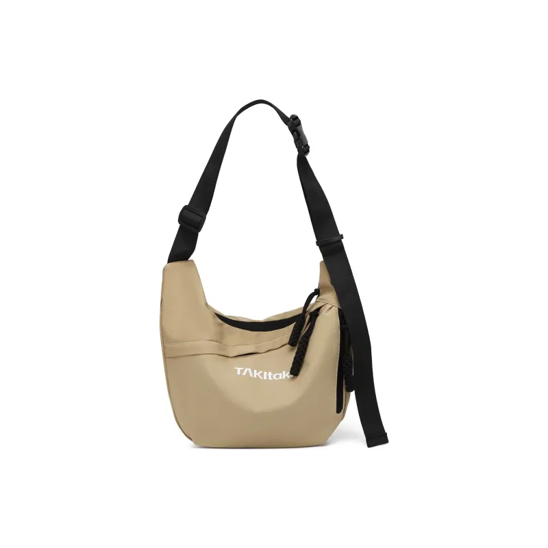 TAKI Oxford Dumpling Bag Handbag Shoulder Bag Medium Size Unisex Black/White/Khaki-12