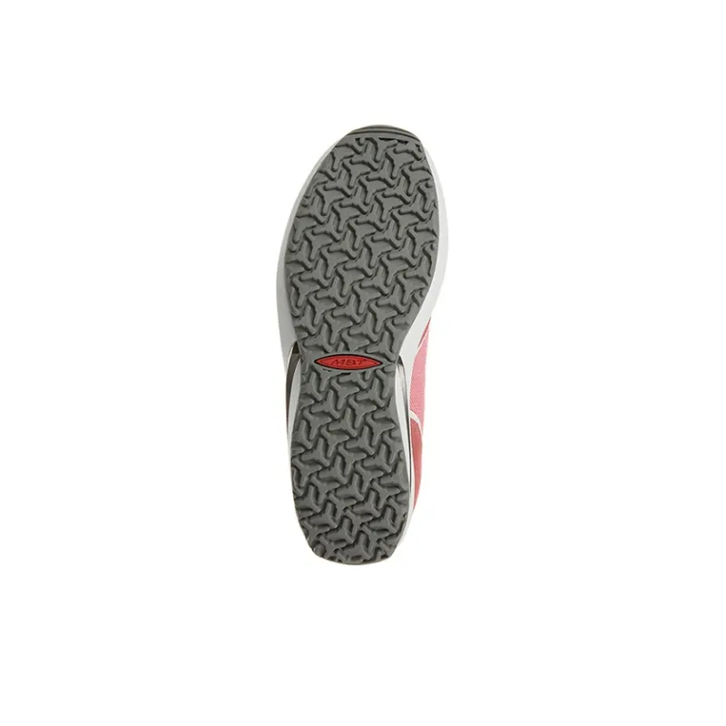 MBT Breathable Anti Slip And Wear Resistant Height Increasing Low Top Casual Shoes Women's Pink-4