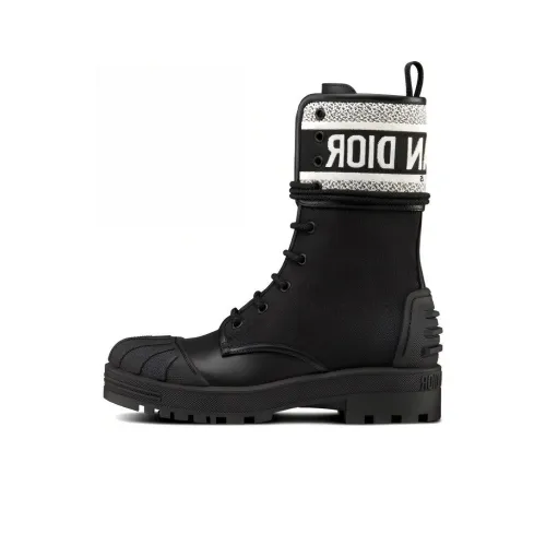 DIOR D-Major Ankle Boots Women's Black