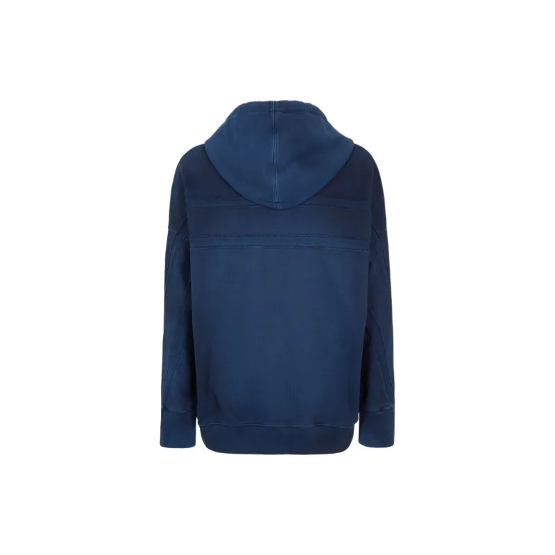 FENDI Logo Lettering Drawstring Hoodie-1