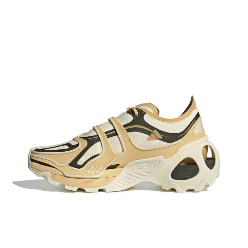 Adidas Wonder Runner Pro Anti Slip Wear Resistant Low Top Casual Running Shoes Unisex Beige Yellow-1