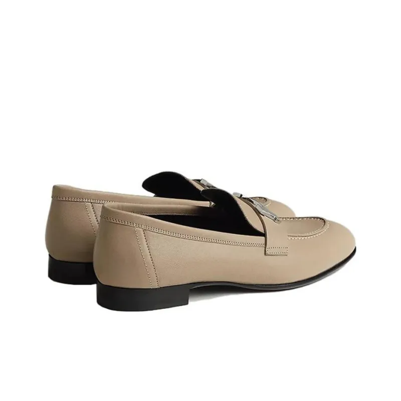 HERMES Paris Women's Casual Shoes Women's Beige-4