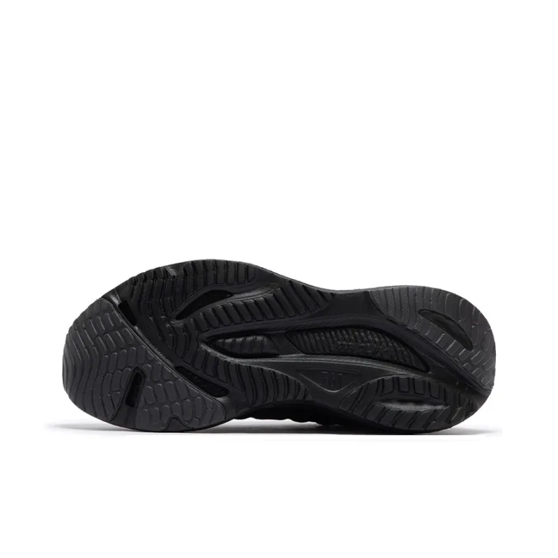 361° Red Flame 4 Anti Slip Wear Resistant Low Top ETPU Casual Running Shoes Men's Black Gray-4