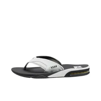 REEF Slip-Resistant Flip Flops Men's White Black