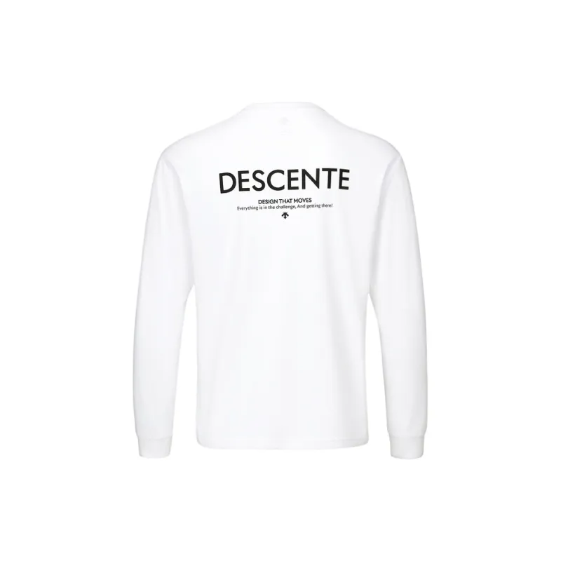 DESCENTE Sport Style Long Sleeved T Shirt Knitwear Men's-1