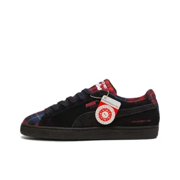 PUMA Porsche Legacy Abrasion Resistant Low Top Skateboard Shoes Unisex Black