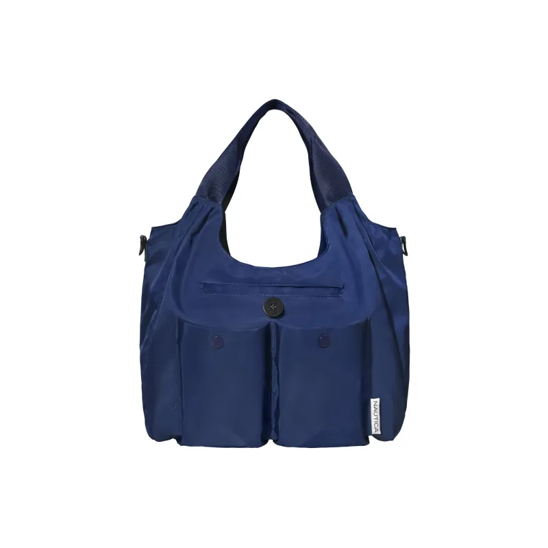 NAUTICA Nylon Crossbody Bag Shoulder Bag Gym Bag Large Size Unisex Multicolor-0