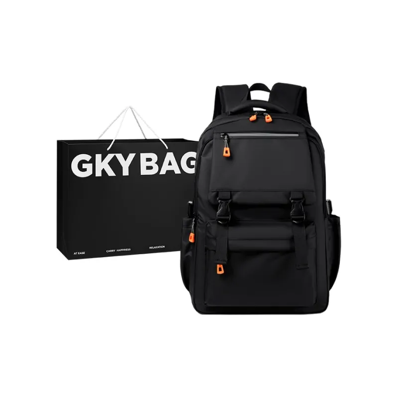 GKY Oxford Backpack Men's Black/Gray-0
