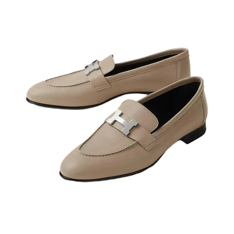 HERMES Paris Women's Casual Shoes Women's Beige-2