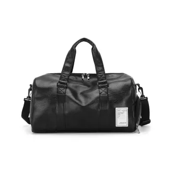 MOK PU Gym Bag Large Size Unisex Black